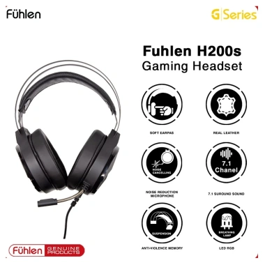 Tai nghe Gaming Fuhlen H200s LED RGB 7.1 giả lập, Mic lọc tạp âm, BH 2 năm - 347.900 VND
