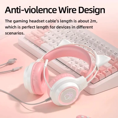 Tai Nghe Gaming G35 Dây, Micro Thủ Chuyên Nghiệp, Tai Mèo LED Nhiều Màu - 188k 2 Tai Nghe Gaming G35 Dây, Micro Thủ Chuyên Nghiệp, Tai Mèo LED Nhiều Màu - 188k 2
