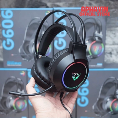 Tai Nghe Gaming G606 Dây Led RGB, Mic Đàm Thoại, Bass Siêu Trầm – 297.500₫