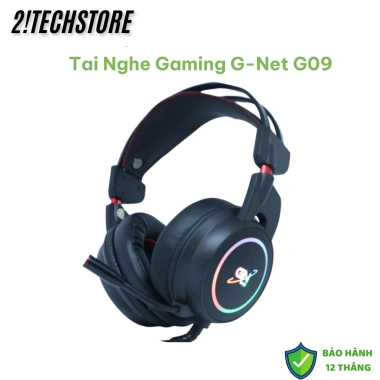Tai nghe gaming Gnet GH5 7.1 USB chụp tai, mic chống ồn, LED RGB - Giá 189.050 VND