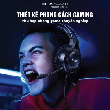 Tai nghe Gaming Hoco W106 chụp tai, mic siêu nhạy, bass mạnh - Chính hãng 205k 3