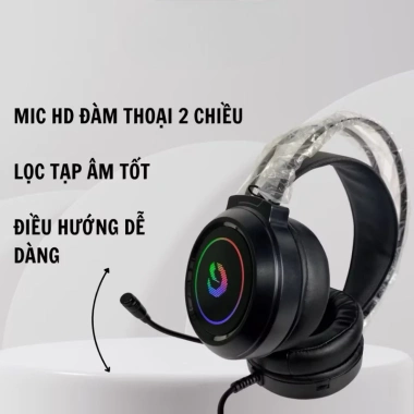 Tai nghe Gaming JRS M1 chụp tai USB 7.1, mic, đèn LED, bass mạnh - chỉ 144.999₫
