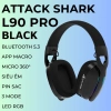 Tai Nghe Gaming Không Dây Attack Shark L90 LED RGB BT5.3, Macro, Pin Sạc - Giá 643.503đ 10