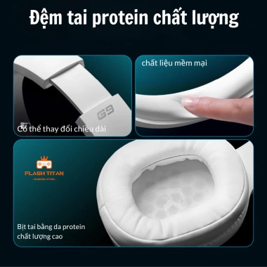 Tai nghe Gaming Mchose G9 Pro - Mic, 3 kết nối, âm thanh vòm 7.1, giảm 530k 5