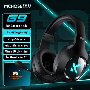 Tai nghe Gaming Mchose G9 Pro - Mic, 3 kết nối, âm thanh vòm 7.1, giảm 530k 10