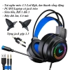 Tai nghe gaming P4 3.5mm 7.1 chụp tai mic LED RGB 100 mẫu, chân tròn, bảo hành 1 năm - 165k 4