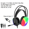 Tai nghe gaming P4 3.5mm 7.1 chụp tai mic LED RGB 100 mẫu, chân tròn, bảo hành 1 năm - 165k 8