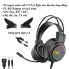 Tai nghe gaming P4 3.5mm 7.1 chụp tai mic LED RGB 100 mẫu, chân tròn, bảo hành 1 năm - 165k 9