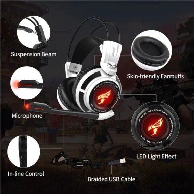 Tai Nghe Gaming Somic G310 LED RGB - Mic Chống Ồn HD, Thiết Kế Nhẹ Êm Tai, Giá Ưu Đãi 760.000₫ 3