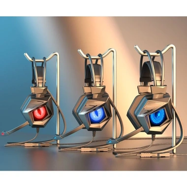 Tai nghe gaming SY-G15 chụp tai máy tính, mắt LED màu, mic đàm thoại, kết nối dây - chỉ 289.000₫ 4