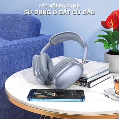 Tai Nghe Hoco Chụp Tai 45h, Bluetooth, Micro, Hỗ Trợ Thẻ Nhớ, Bảo Hành 1 Năm 5