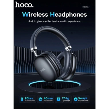 Tai Nghe Hoco W35 Max Bluetooth V5.3 Pin 90h, Mic, AUX, TF, Giá 299k 9