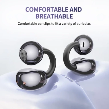 Tai nghe kẹp tai Lenovo TA410 TWS Bluetooth 5.4, Điều khiển cảm ứng, Pin lâu dài, Mic – Giá chỉ 356.000 VND