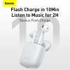 Tai nghe không dây Baseus W04 TWS, sạc không dây, earbuds, âm thanh chất lượng 3