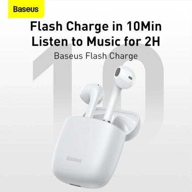 Tai nghe không dây Baseus W04 TWS, sạc không dây, earbuds, âm thanh chất lượng 3