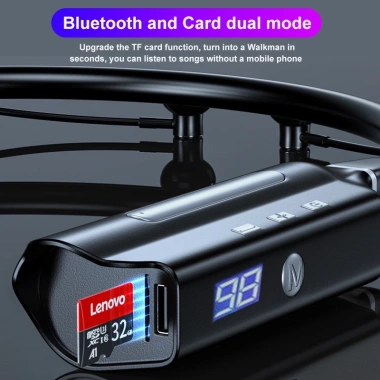 Tai Nghe Không Dây Bluetooth 5.2 Đeo Cổ - Âm Thanh Nổi 12D, Pin 600h, Giá 489.500₫ 3
