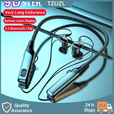 Tai nghe không dây Bluetooth HiFi Bass, chống ồn, màn hình LED, hỗ trợ thẻ SD