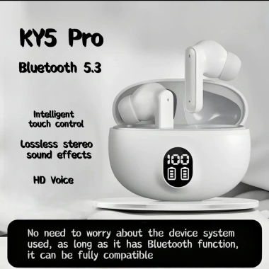 Tai nghe không dây Bluetooth KY5 Pro - Giao tiếp rõ ràng, vân tay đôi, tương thích đa điện thoại, chỉ 69.999 VND 3 Tai nghe không dây Bluetooth KY5 Pro - Giao tiếp rõ ràng, vân tay đôi, tương thích đa điện thoại, chỉ 69.999 VND 3