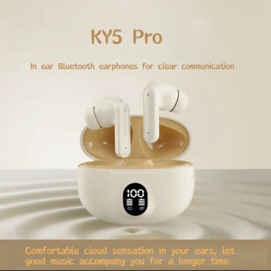 Tai nghe không dây Bluetooth KY5 Pro In Ear - Màn hình kỹ thuật số, gọi thoại rõ nét, cảm ứng, đa hệ thống, chỉ 69.999₫