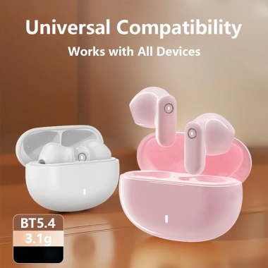 Tai nghe không dây Bluetooth mini KY5 - Cảm ứng âm thanh chất lượng khử tiếng ồn ENC tương thích thiết bị giá 140.800₫ 2