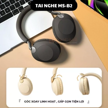 Tai Nghe Không Dây Bluetooth MS-B2 - Chống Ồn, Mic Đàm thoại, Pin Trâu, Giá 295k 4