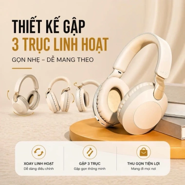 Tai Nghe Không Dây Bluetooth MS-B2 - Chống Ồn, Mic Đàm thoại, Pin Trâu, Giá 295k 8