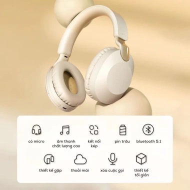 Tai Nghe Không Dây Bluetooth MS-B2 - Chống Ồn, Mic Đàm thoại, Pin Trâu, Giá 295k 9