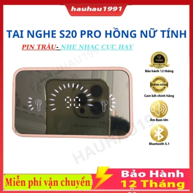 Tai Nghe Không Dây Bluetooth V5.3 S20 PRO5S KY5 MINI KY88 Pro - HiFi 9D, Micro, LED, Giá chỉ 25.000đ