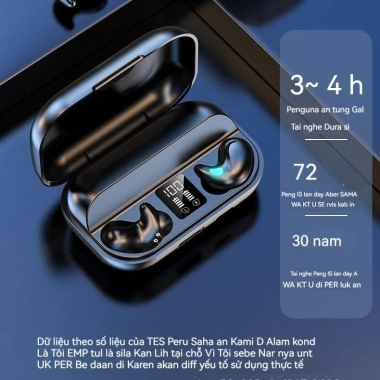 Tai nghe không dây Bluetooth X57 TWS 5.3 - Âm thanh 5.3, thời gian nghe dài, giảm tiếng ồn, phù hợp chạy bộ, chỉ 98.000đ