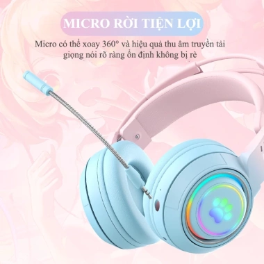 Tai nghe không dây game SY-T25 Bluetooth 5.3, đèn LED RGB, chỉ 316.000₫ 3 Tai nghe không dây game SY-T25 Bluetooth 5.3, đèn LED RGB, chỉ 316.000₫ 3