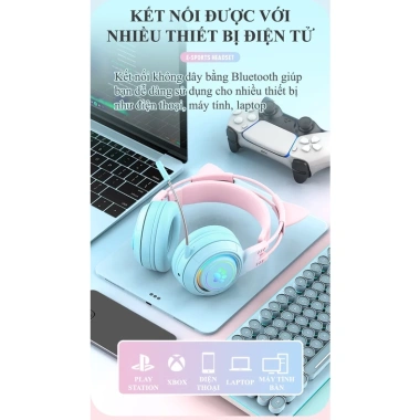 Tai nghe không dây game SY-T25 Bluetooth 5.3, đèn LED RGB, chỉ 316.000₫