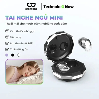Tai nghe không dây GOOJODOQ ngủ Bluetooth 5.3, khối tiếng ồn, sạc nhanh, cảm ứng thông minh - 248.999₫