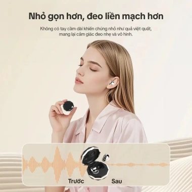 Tai nghe không dây GOOJODOQ ngủ Bluetooth 5.3, khối tiếng ồn, sạc nhanh, cảm ứng thông minh - 248.999₫
