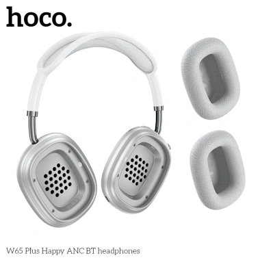 Tai nghe không dây Hoco W65 Plus Bluetooth 5.4, pin 45h, micro, nghe nhạc xem phim cực phê - Chính hãng 420.116₫