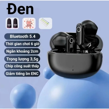 Tai nghe không dây KY5 MINI TWS 9D, 2.200mAh, chống nước, hộp sạc, bảo hành 12 tháng - 50.000đ