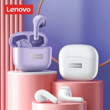 Tai nghe không dây Lenovo LP40 PRO Bluetooth 5.1 Hifi, chống ồn, cảm ứng, micro IPX5 - Giá 297.000 VND 5