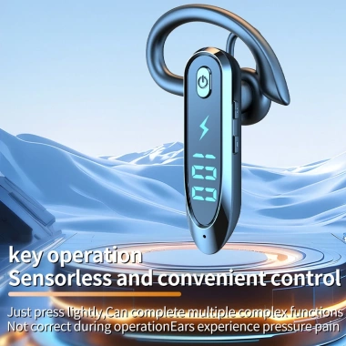 Tai nghe không dây tai đơn Bluetooth 6.0, hủy tiếng ồn, lái xe - 128.000 VND