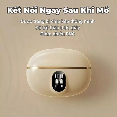 Tai nghe KY5 PRO nhét tai ánh sáng, âm thanh HiFi, màn hình số, mic tích hợp - 119.000đ