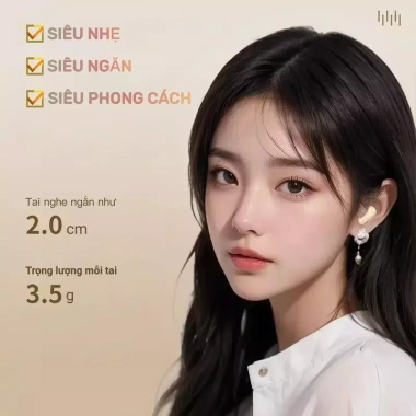 Tai nghe KY5 PRO nhét tai ánh sáng, âm thanh HiFi, màn hình số, mic tích hợp - 119.000đ