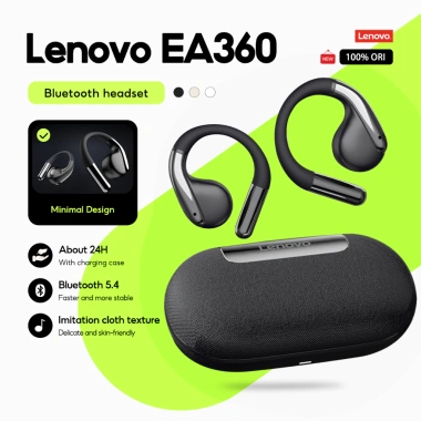 Tai nghe Lenovo EA360 Bluetooth 5.4 không dây, cảm ứng, pin lâu, mic, giá 319k 2