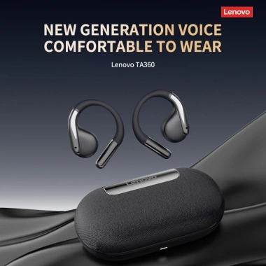 Tai nghe Lenovo EA360 Bluetooth 5.4 không dây, cảm ứng, pin lâu, mic, giá 319k 3