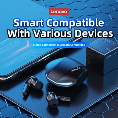 Tai nghe Lenovo GM2 Pro BT5.3 TWS RGB, Đèn âm thanh, Độ trễ thấp, Mic - 259.001₫ 3