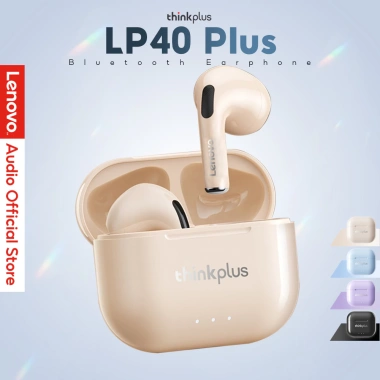 Tai nghe Lenovo LP40 Plus II không dây Bluetooth 5.3, HD Stereo, độ trễ thấp, Mic cho game thể thao - 217.273 VND 2