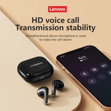 Tai nghe Lenovo LP40 Plus II không dây Bluetooth 5.3, HD Stereo, độ trễ thấp, Mic cho game thể thao - 217.273 VND 6