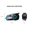 Tai nghe liên lạc xe máy Bluetooth K09 500m Music Share IPX8 40h pin HD Dynamic Light 25+Rider - Giá 432.000 VND 10