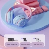 Tai Nghe Mèo Không Dây Bluetooth Đèn LED Dễ Thương Game và Học Ưu Đãi 186k 2