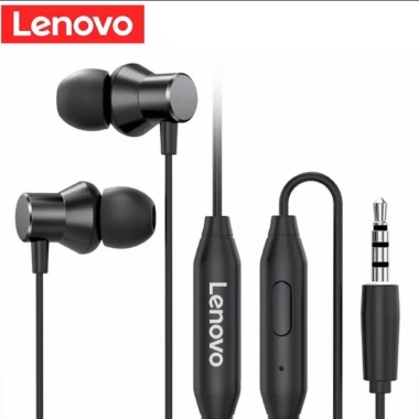 Tai nghe mic Lenovo HF130/TW130 jack 3.5mm, âm thanh sống động, giá chỉ 98.000đ - Dùng cho PC, laptop, điện thoại