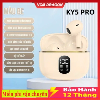 Tai nghe Mini KY5 X55 F9 M10 PRO cảm ứng, âm thanh cao cấp, ENC giảm tiếng ồn - 18.000₫ 10
