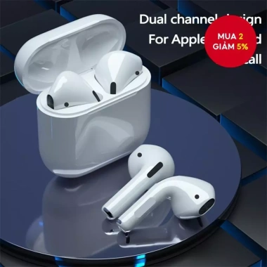 Tai nghe Mini Pro 4 Không dây HiFi, âm thanh nổi, khử tiếng ồn, giá chỉ 71.601₫