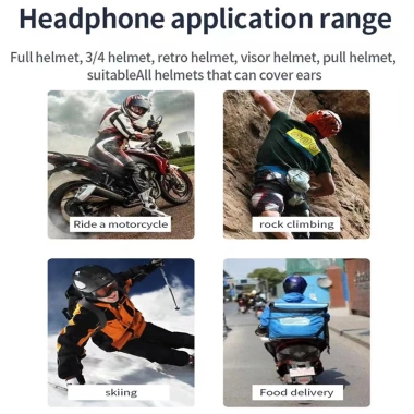 Tai nghe mũ bảo hiểm Bluetooth 5.0 không dây, chống nhiễu, rảnh tay cho xe máy